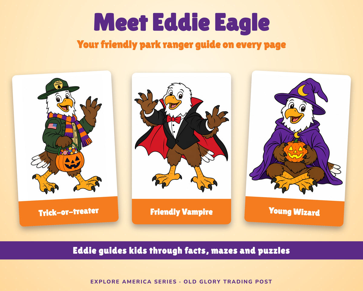 Holidays in America: Halloween Activity Book for Kids, Ages 5-10 (37-Page Printable PDF)