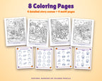 Holidays in America: Halloween Activity Book for Kids, Ages 5-10 (37-Page Printable PDF)