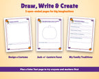 Holidays in America: Halloween Activity Book for Kids, Ages 5-10 (37-Page Printable PDF)
