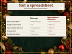 A web app, not a spreadsheet or printable