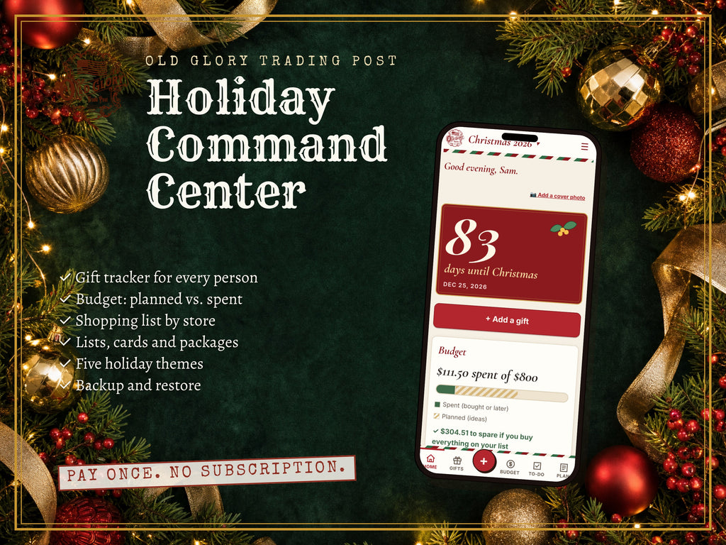 Holiday Command Center: plan gifts, budget and shopping in one app