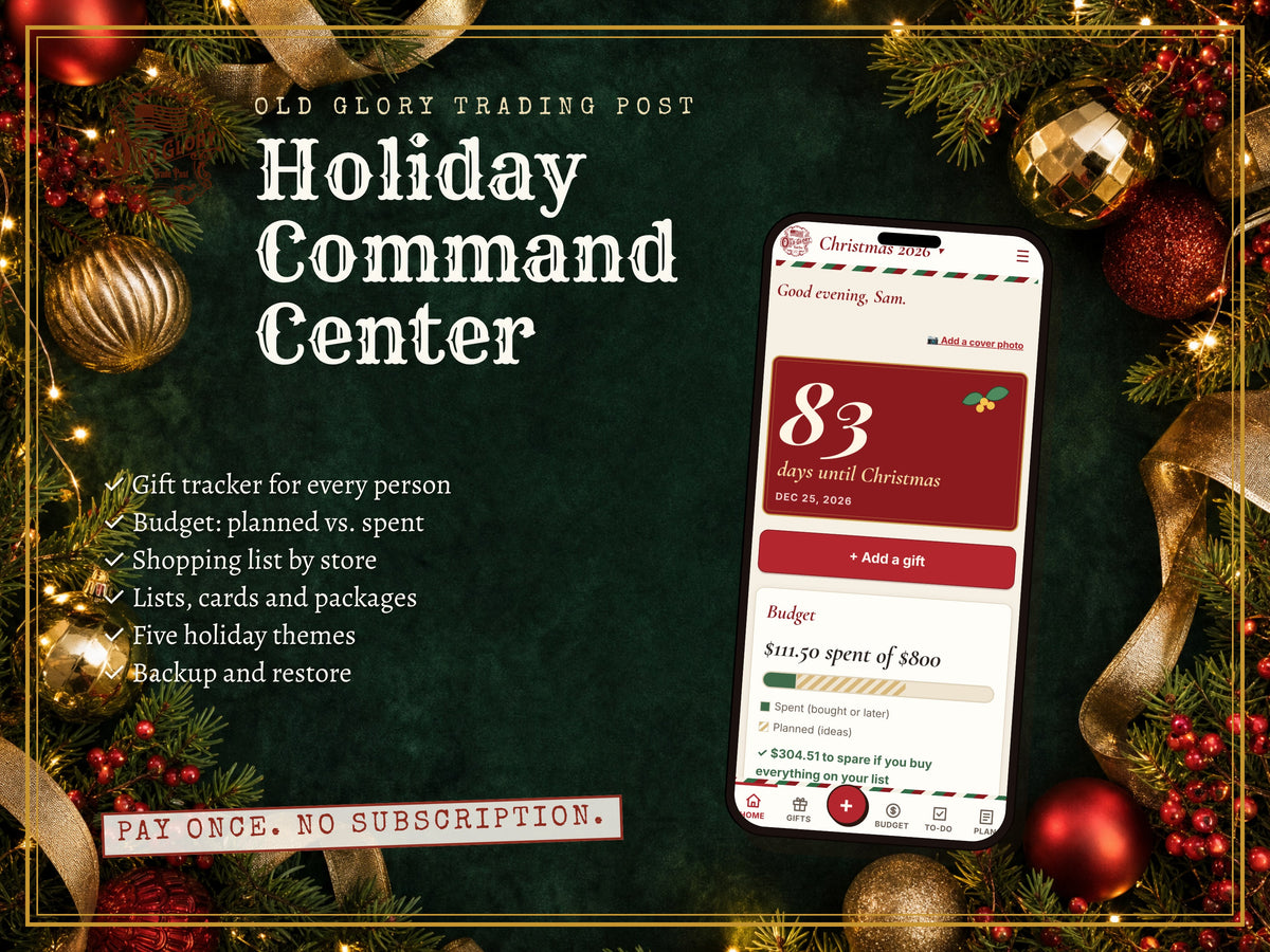 Holiday Command Center: plan gifts, budget and shopping in one app